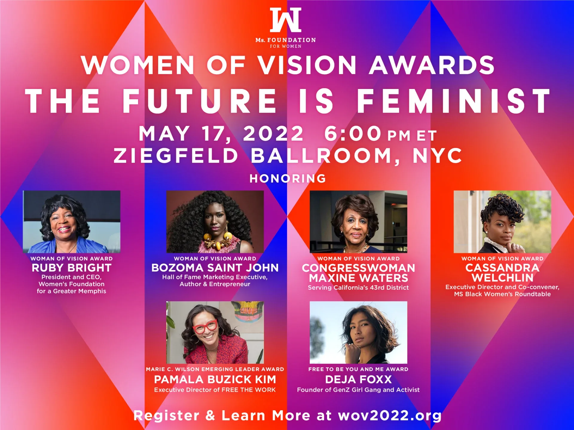 2022 Women of Vision Awards - Ms. Foundation For Women